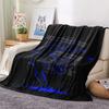 1PC Birmingham City FC Print Flannel Blanket, High quality Comfortable for All Seasons, Home Decor, Warmth and Comfort, Perfect for Christmas Gifts