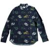 Б/у рубашка Lacoste с сезонным принтом-иконкой, длинный рукав, размер M