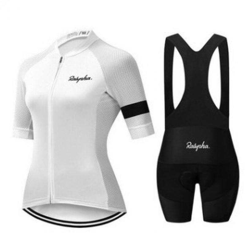 Womens Cycling Jersey Bib Shorts Set Road Bike Riding Comfort Breathable Quick-Dry Performance Wear