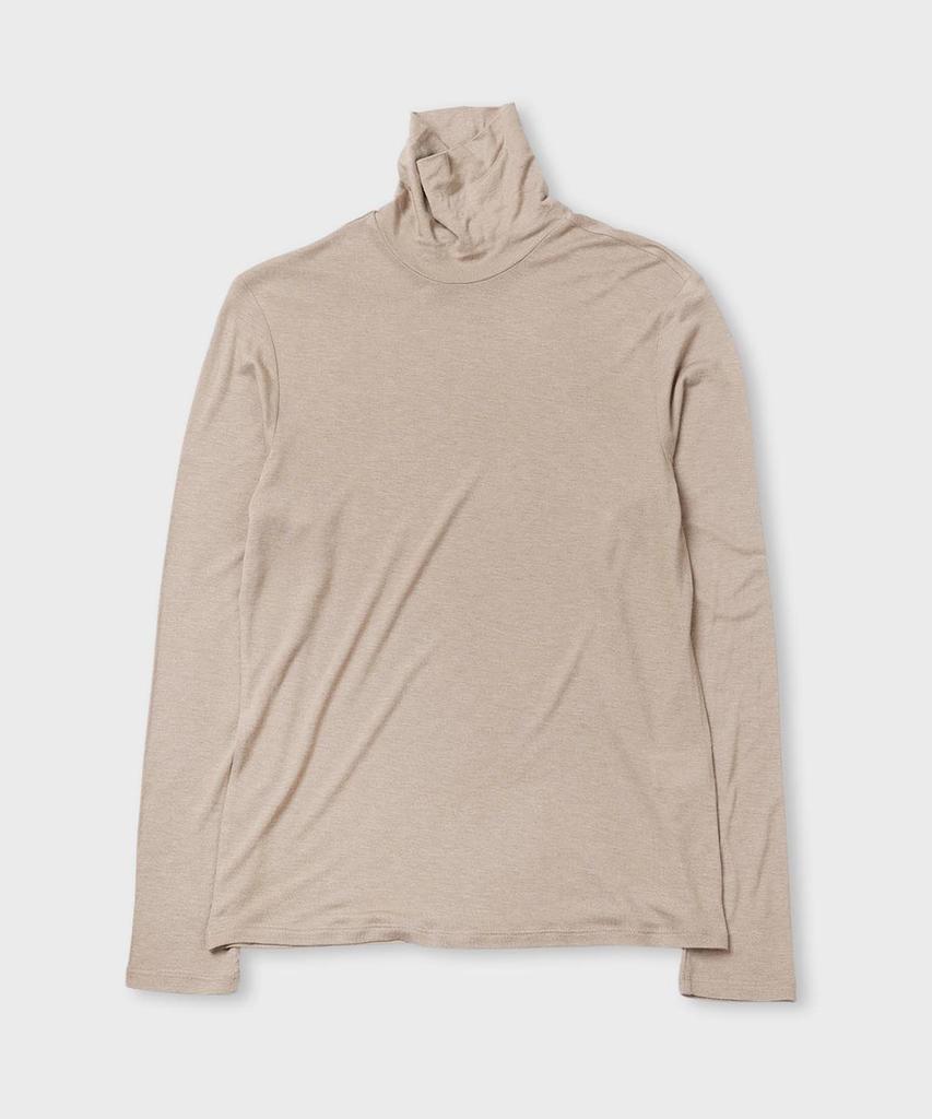 PANICALE Slim Fit Wool Blend Turtleneck T-Shirt [7 Colors] (Type B)