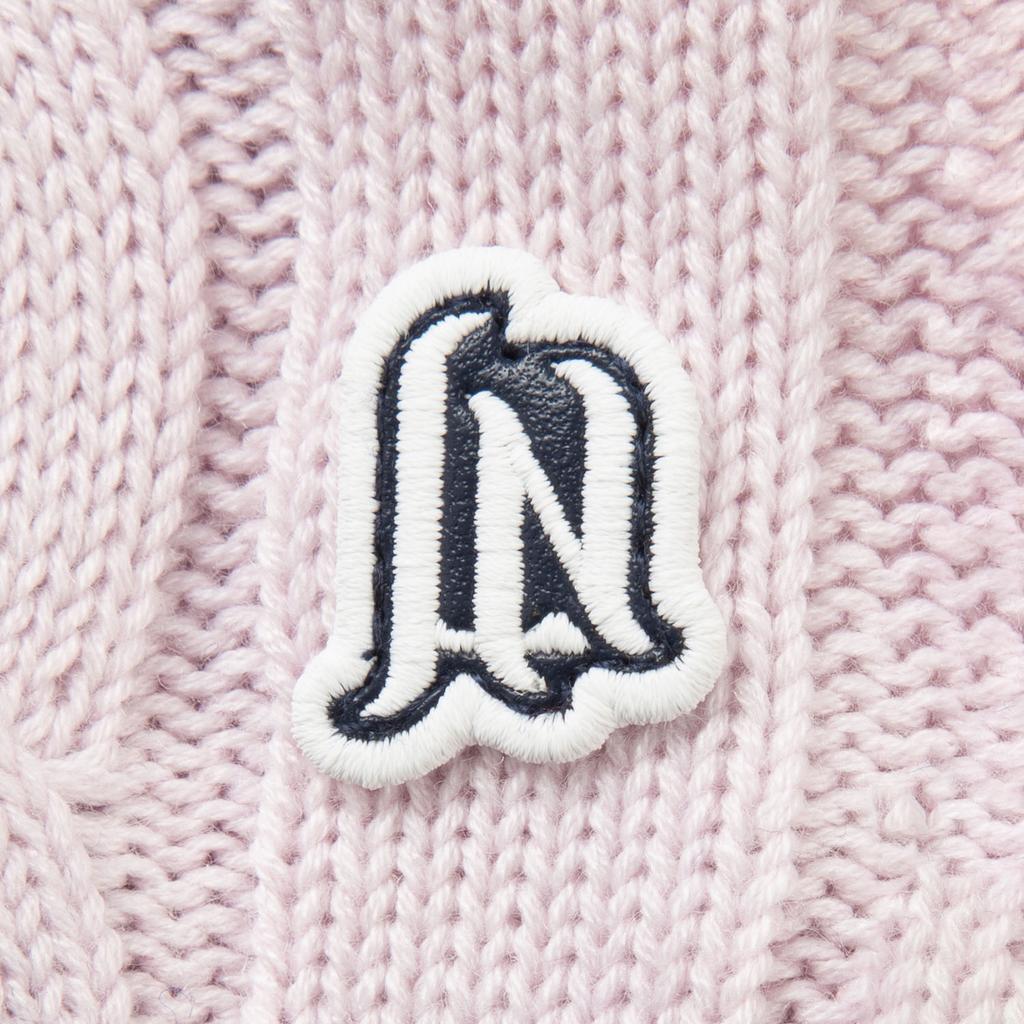 Li Ning Striped V-Neck Soft Comfortable Breathable Long Sleeve Knit Top Women Tops AMBV406-1