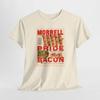 Bacon Loves Unisex Tshirt Tops Tee, Morrell Pride Vintage Ad Funny T-Shirt, Foodie Apparel