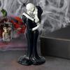 Фигурка Скелетная Пара Целующаяся Романтическая Статуэтка Скелетов-Любовников Смола Коллекционная Настольное Украшение для Готического Дома Офисного Стола Декор