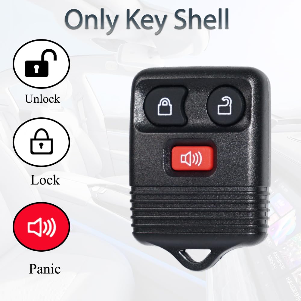 SUPALAND Запасной корпус брелока для Ford F150 F250 F350 Explorer Expedition Ranger Escape Edge E150 Freestar Lincoln Navigator Mazda Пульт
