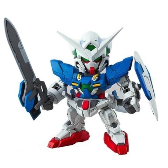 SD Gundam EX Standard 003 Мобильный доспех 00 Exia Цветная пластиковая модель