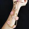 Flower Mobile Phone Strap Metal Chain Mobile Phone Lanyard Cell Phone Chain  Women/Lady/Girl