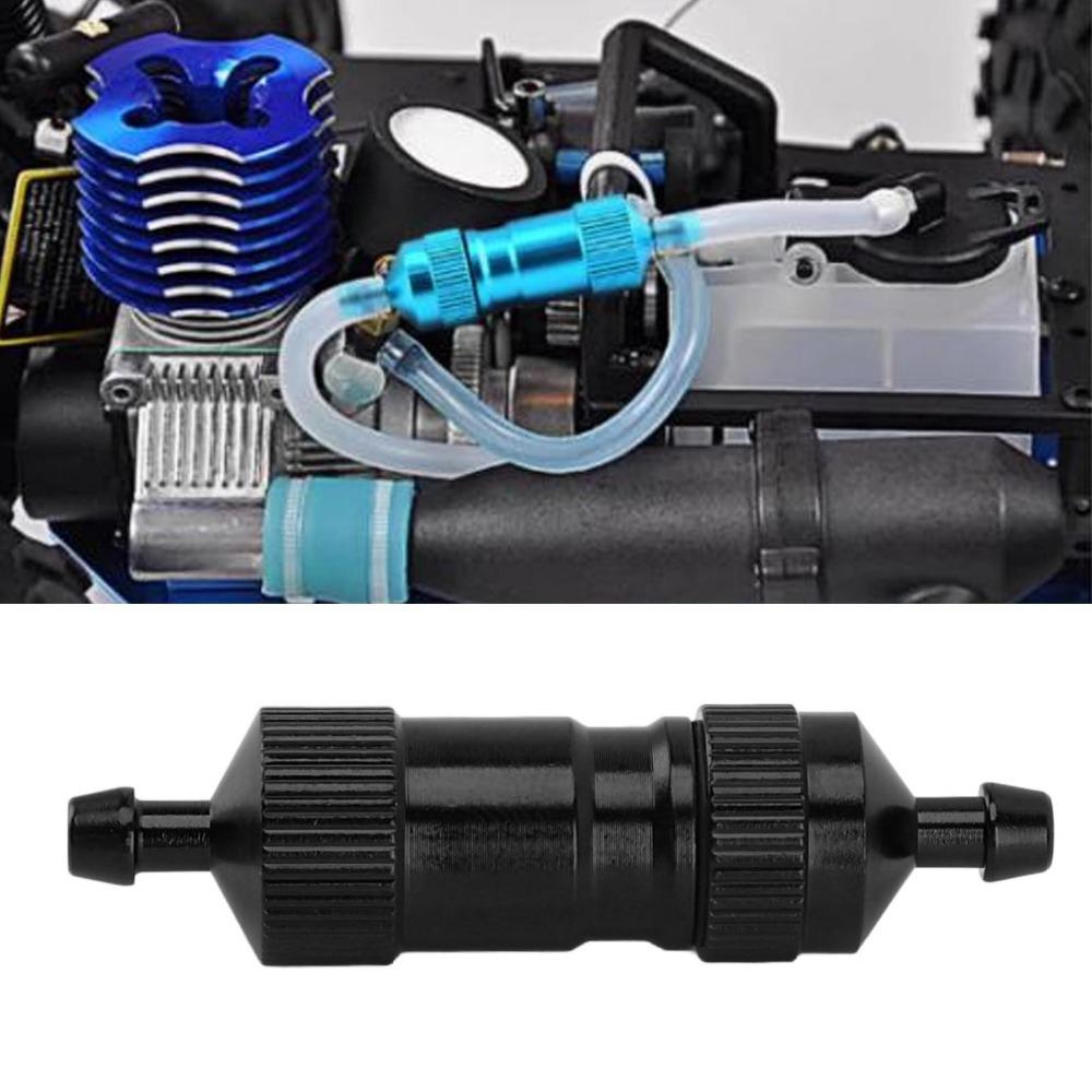 2 Pcs Metal Fuel Filter Copper Filter Element RC Oil Fuel Filter Universal Fuel Filter RC Car