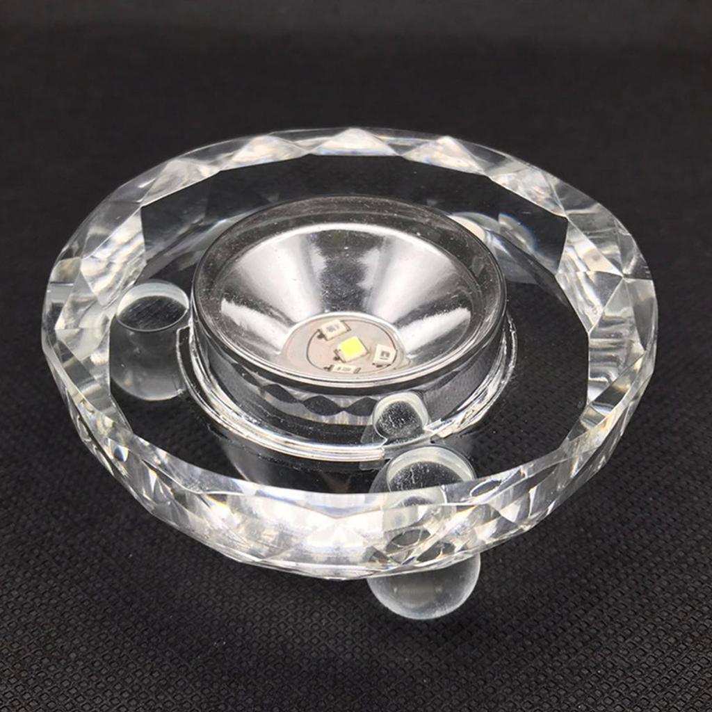 Многоцветная светодиодная подставка с питанием от USB для демонстрации кристаллов и произведений искусства. Прочные пластиковые конструкции