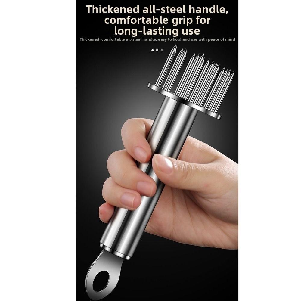 Professional Tool Meat Tenderizer 304 Stainless Steel Meat Pounder Loose Meat Hammer Household