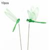 10шт искусственная имитация стрекозы колья открытый сад двор газон украшения