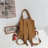 Women Backpack Canvas Girl Fabric School Bag New College Student Vintage Female Laptop Travel  Ladies