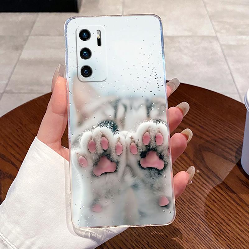 Чехол для Huawei P40 P40 Pro ANA-NX9 ELS-NX9 Чехол Эстетичный Роскошный Милый Крутой Мальчик Девочки Прозрачный Силиконовый Мягкий ТПУ Задняя Крышка