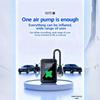 Беспроводной портативный электрический мини-насос двойного назначения для шин автомобиля и велосипеда