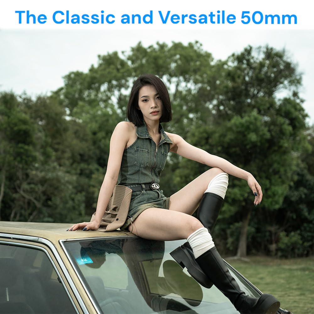 VILTROX AF 50mm Air FE Full Frame Large Aperture Lens for Cameras A7 A7II A7III A7RII A7RIII A7RIV A7SIII A9 A7C A6400 A6000 A6600 A6100 A6500 F2.0