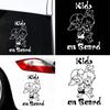 Kids On Board Cute Cartoon Child Car Vehicle Reflective Decals Sticker Decor