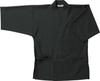 Albe Food Service Uniform for Men and Unisex Shantung Jinbei Samue G6874 Suitable for Japanese and Spas Women, (Work Clothes), C-10, Black, Medium,