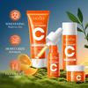 Five-piece Vitamin C Moisturizing Travel Skin Care Set Vitamin C Facial Cleanser Toner Essence Cream Portable Skin Care Products