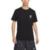 Graphic Casual Crew Neck Short Sleeve T-Shirt Men Tops Black DX1082-010