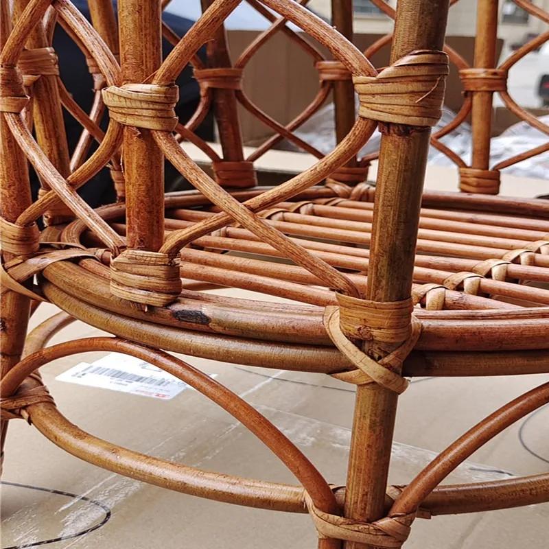 Корзина Кресло Младенец Фото Ребенок Девочка Мальчик Позирование Кровать Фон Фотография Аксессуар Для Фотосъемки Новорожденных Ретро Ротанг