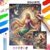 Фантастическое искусство Рапунцель, Набор для рисования маслом Disney, Ручная работа для домашнего декора, Подарок, Волшебная цветочная принцесса, Поделка Сделай сам, Зачарованное сказочное полотно
