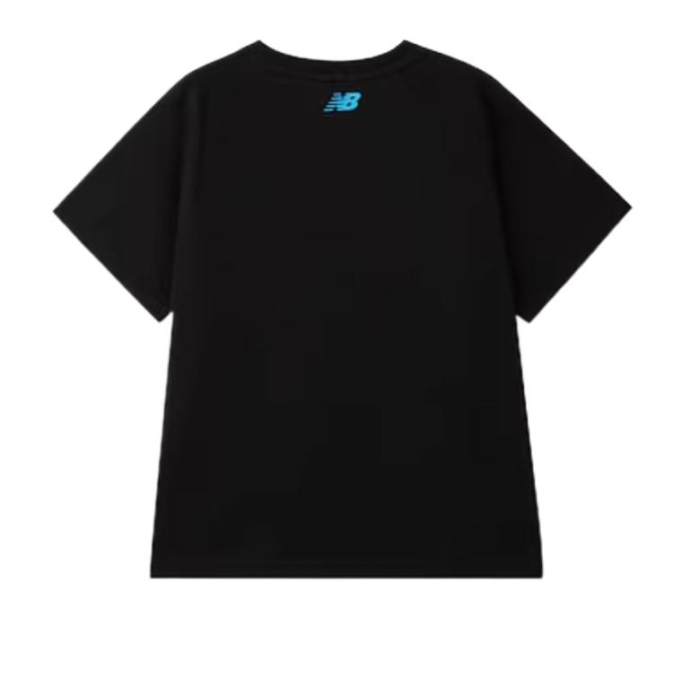 New Balance Kids T-Shirts Crew Neck Moderate ND7EG22023-BK