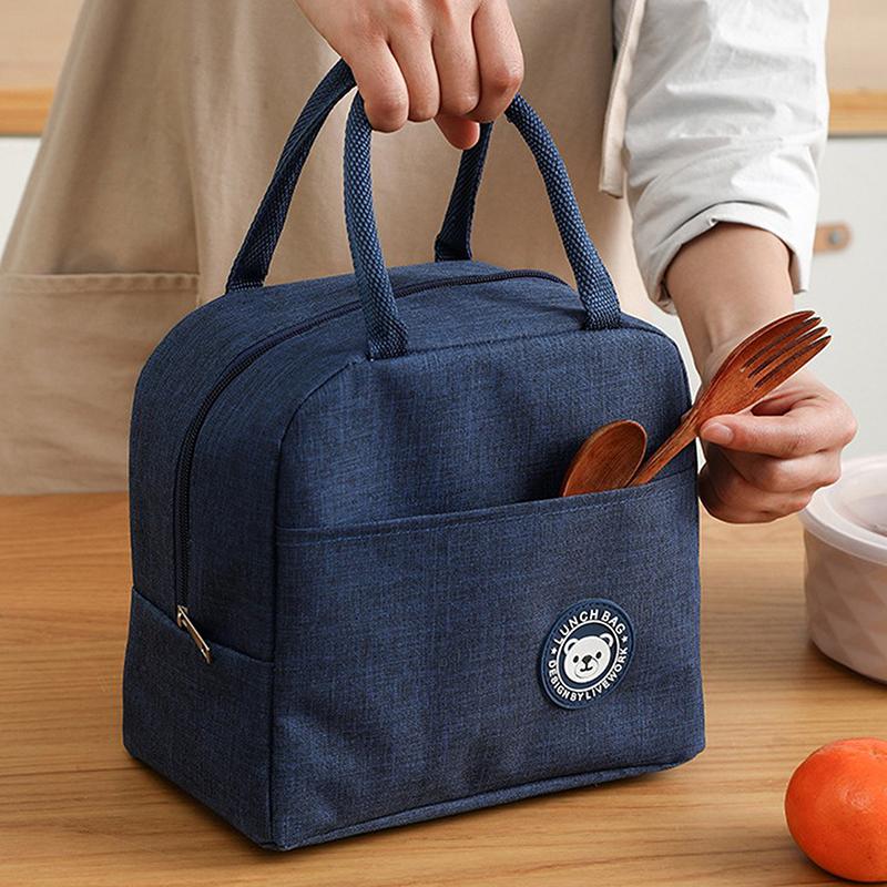 Beer Lunch Bags For Children Large Capacity Tote Picnic Drink Lunchbox Thermal Bag Portable Outdoor Office Food Bags