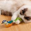 Интерактивная игрушка для кошек «Щебечущая птичка» Реалистичная плюшевая игрушка для кошек «Птица», активируемая прикосновением