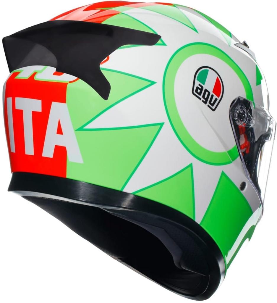 AGV Motorcycle Helmet Full Face K3 ROSSI MUGELLO 2018 Mugello S Size (Rossi 2018) (55-56cm) 18381007005-S