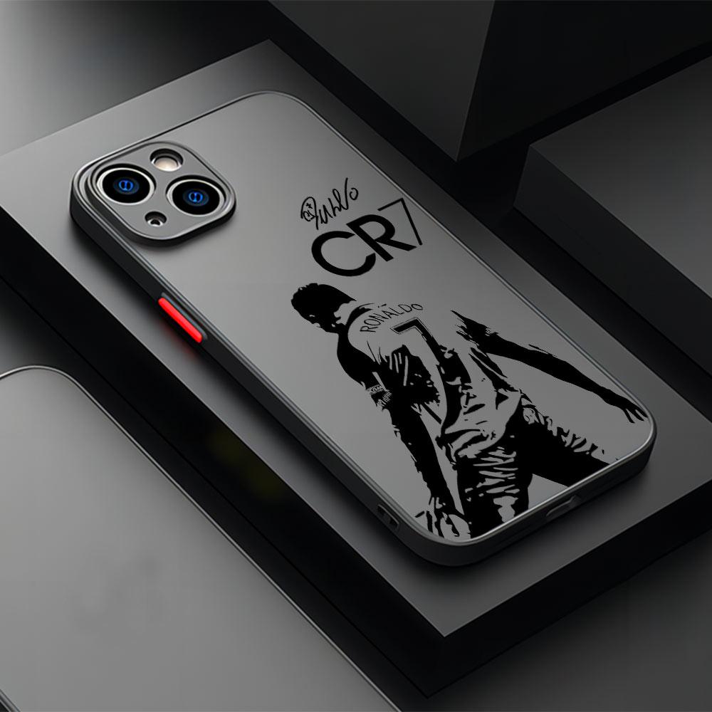 Известные футболисты C-CR7 Чехол для телефона для iPhone 17 16e 16 15 14 13 12 11 Mini Pro Air Max X XR XSMax Plus Матовый Прозрачный Чехол