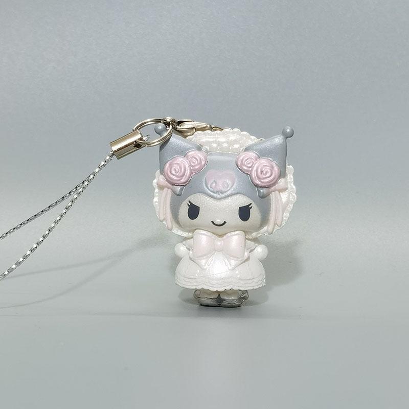 Sanrio Аниме 4 см Брелок Кос Хелло Китти Фигурка Кошки Кукла Кавайная Декор Комнаты Торта Рождественская Игрушка Подарки Для Девочек Детей