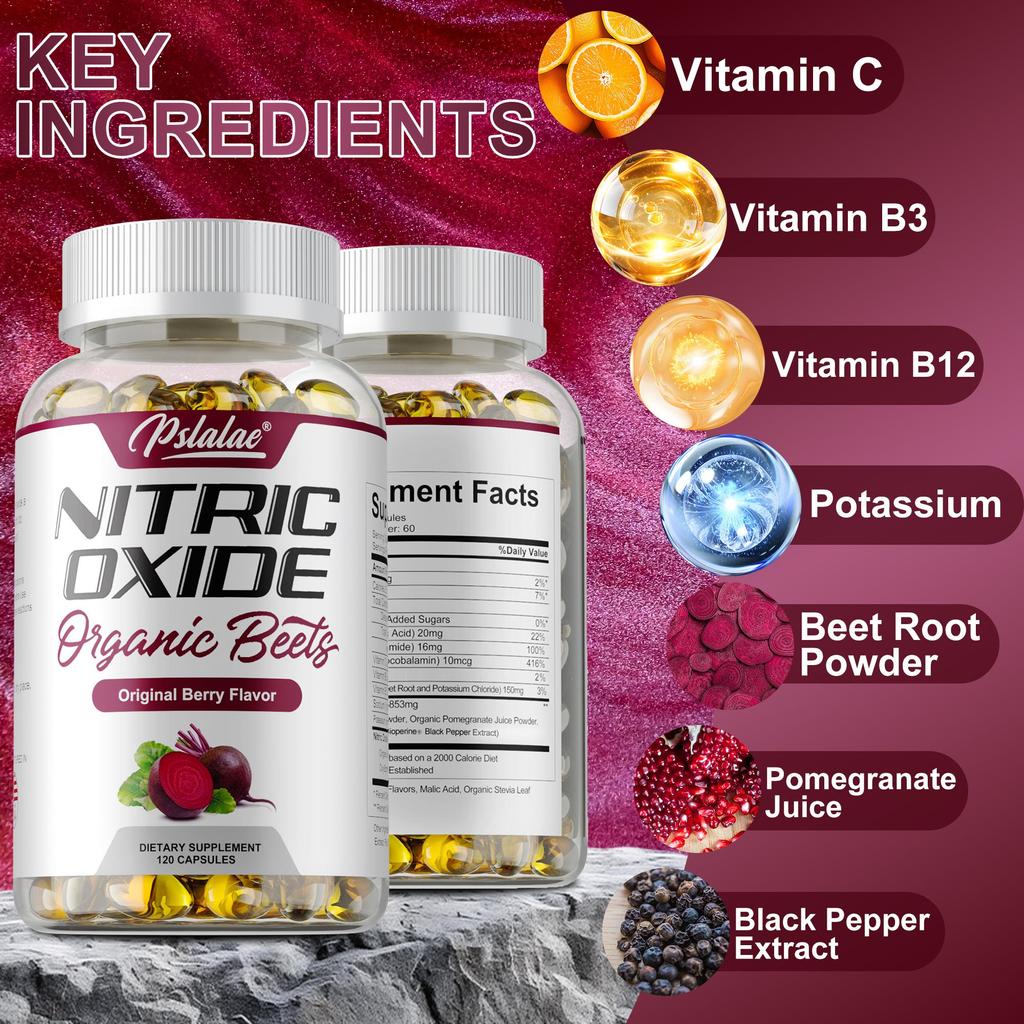 Органическая свекла nitric oxide пищевая добавка — это добавка оксида азота, которая способствует энергии, здоровью сердца и кровообращению.