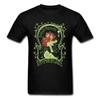 Arkham Absinthe T Shirt For Men Black T-shirt Woman Tops Tees Witch Summer Tshirt Cartoon Printed Cotton Clothes Sexy