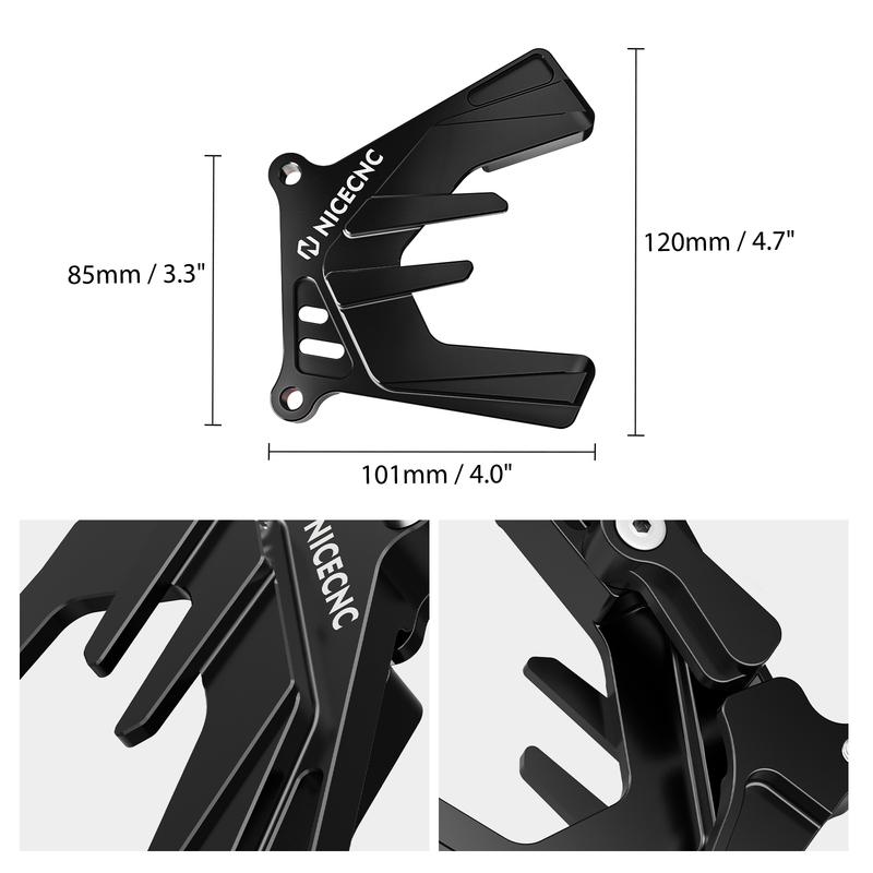 NICECNC For Yamaha YZ250 2000-2024 YZ250X 2016-2023 YZ 250 YZ 250X Front Sprocket Cover Guard Protector Case Saver Aluminum