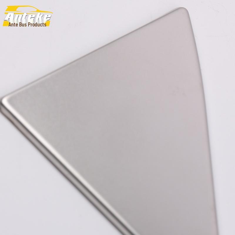 Compatible with 19 Yusheng 330 Models: Stainless Steel Front A-Pillar Triangle Panel Decorative Patch Accessories