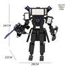 НОВЫЙ MOC Скибиди Туалет Строительный ТВ-человек Титан Модель ТВ-женщина Строительные Блоки для Детей Рождественский Подарок на День Рождения