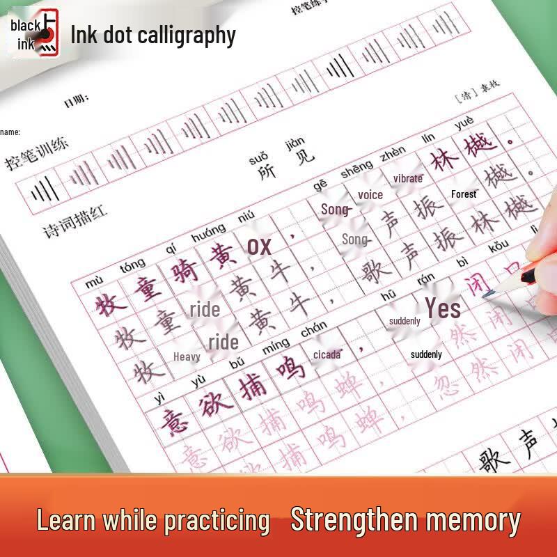 Modian Primary School Chinese Calligraphy Practice Set