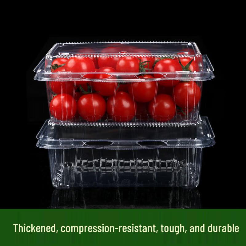 Одноразовые пластиковые контейнеры для фруктов с крышками