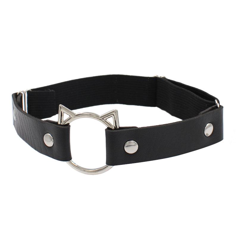 Модная сексуальная цепочка для ног, кожаная эластичная шипованная портупея для ног для женщин, девушек, гот, сердце, цепочки для бедра, ног, рейв, украшение для тела, подарок