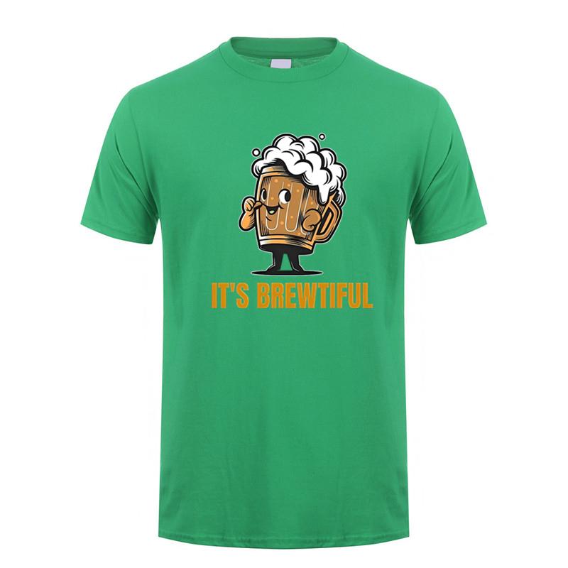 Its Brewtiful Brewery Beer T Shirts Unisex Graphic Streetwear Short Sleeve Birthday Gifts Summer Brewtiful Tshirt Unisexs Dy199