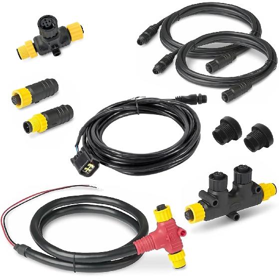 NMEA 2000 Starter Kit and Engine Interface Cable for Yamaha Outboard Engine 2006-2023 Bundle, Dual Tees Kits Terminators Marine