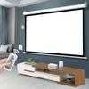 Nano Electric HD Wall-Mounted Projector Screen with Automatic Lift & Remote Control for Home/Office