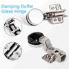 Home Hardware Connector Glass Door Hinge Furniture Supplies Window Accessories Cabinet Hinge Clip
