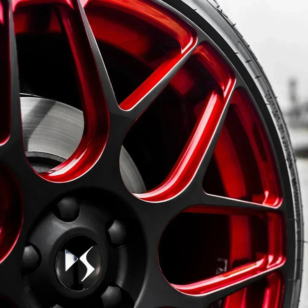 4PCS/lot 60MM DS Car Wheel Center Hub Caps for DS DS3 DS5 DS6 Deesse PSA logo Stylish Hard Wearing Replacement Dust Cover