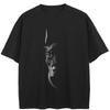 Streetwear Half Face Dobermann Graphic T-Shirt Cotton Unisex Tops Tees Summer Short Sleeves T Shirt