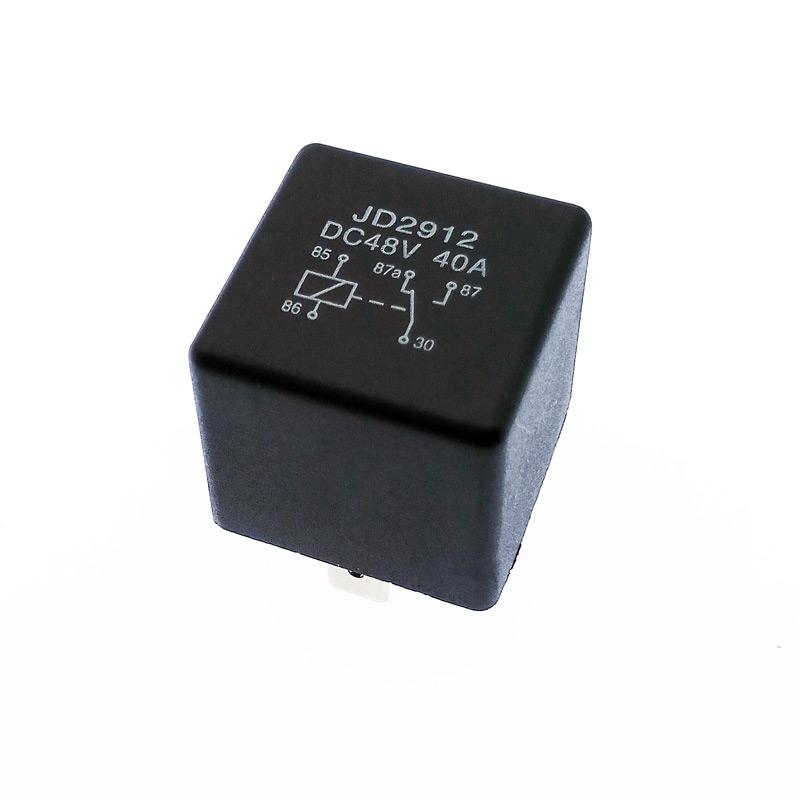 JD2912 4Pin 5Pin 40A Auto Car Relay DC 12V 24V 36V 48V 72V with Mounting Hole Coil Power 1.8W Automobile Control Device Relays 5