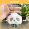 Plush Cute Cartoon Panda Doll Keychain Soft Stuffed Toy Perfect For Gift Kids