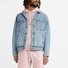 Levis Винтажный воротник Повседневная джинсовая куртка Мужские куртки Синяя A0640-0000