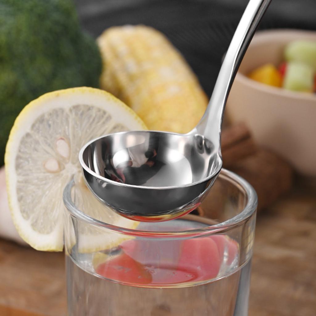 Десертная ложка из нержавеющей стали с длинной ручкой для размешивания чая, кофе, кухонная ложка для смешивания десертов, молочных коктейлей, салатов