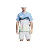 Puma X The Palm Tree Crew Ptc Красочный принт свитер с коротким рукавом рубашка мужская рубашка Imperial-Blue 623961-01