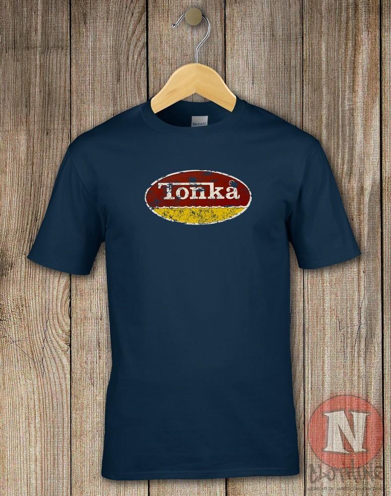 Tonka Retro Logo TShirt Distressed Print Tee
